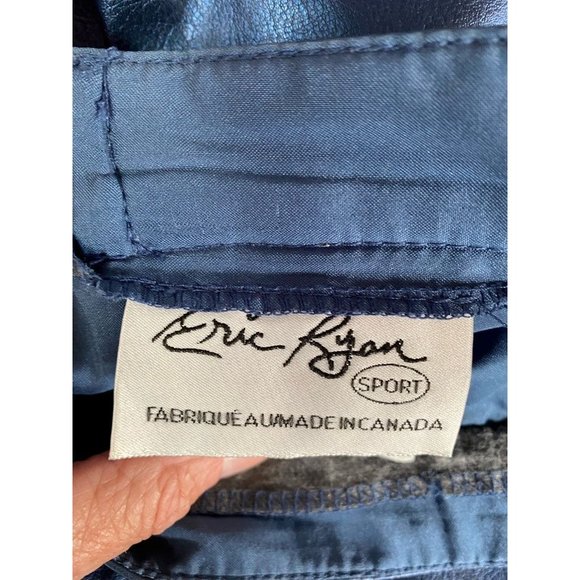 Eric Ryan Sport Womens Pencil Skirt Blue Maxi Back Slit Polyester Vintage 10 - Picture 10 of 11